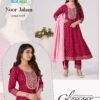 Latest Blue Hills Noor Jahan Chanderi Foil Printed Embroidery Top Bottom And Dupatta Wholesale 2026