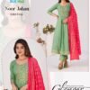 Latest Blue Hills Noor Jahan Chanderi Foil Printed Embroidery Top Bottom And Dupatta Wholesale 2026