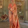 Buy Kreshva Aakarshan PV Tissue Dharmavaram Silk Weaving Saree Wholesale 2026