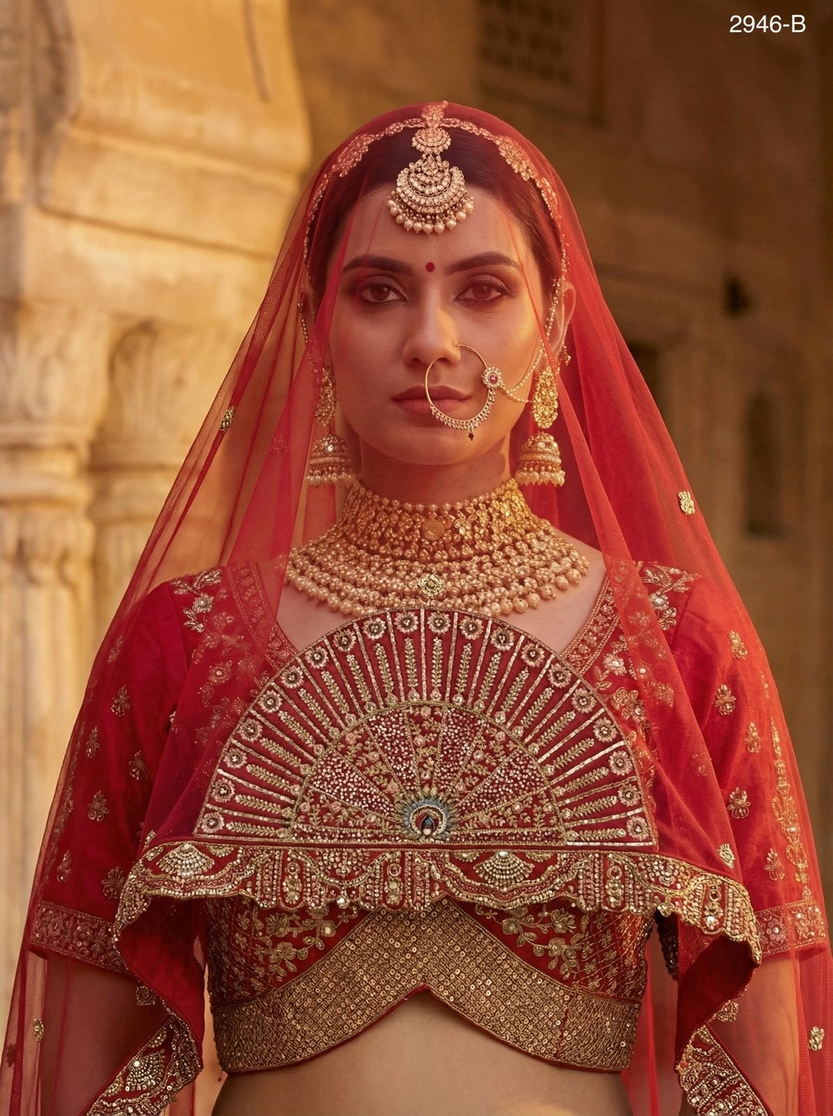 Anjani 2946 Bridal Lehenga Choli with Bridal Dupatta Collection Wholesale