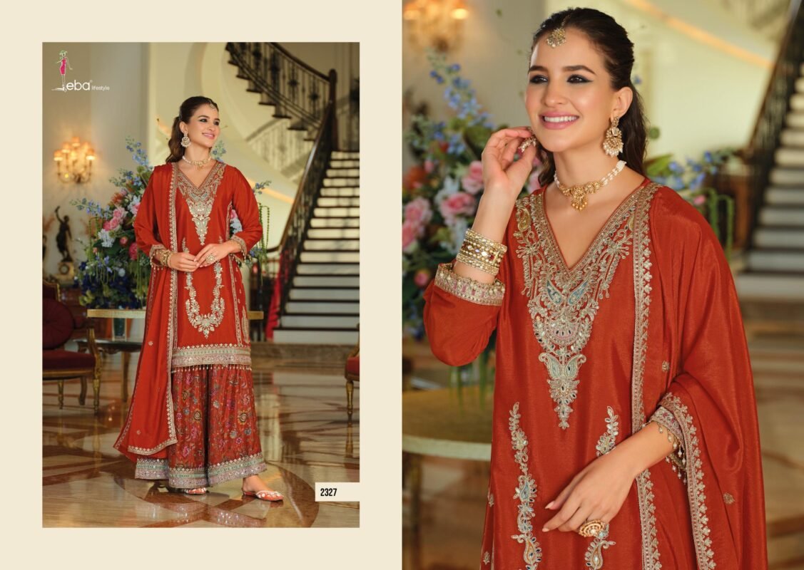 Launching Eba Rang Vol 3 Chinon With Embroidery Work Salwar Kameez Collection Wholesale 2026