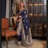 Buy Rajtex Korsa Georgette Pure Khadi Georgette Nylon Handloom Weaving Saree Wholesale 2026