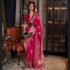 Buy Rajtex Korsa Georgette Pure Khadi Georgette Nylon Handloom Weaving Saree Wholesale 2026