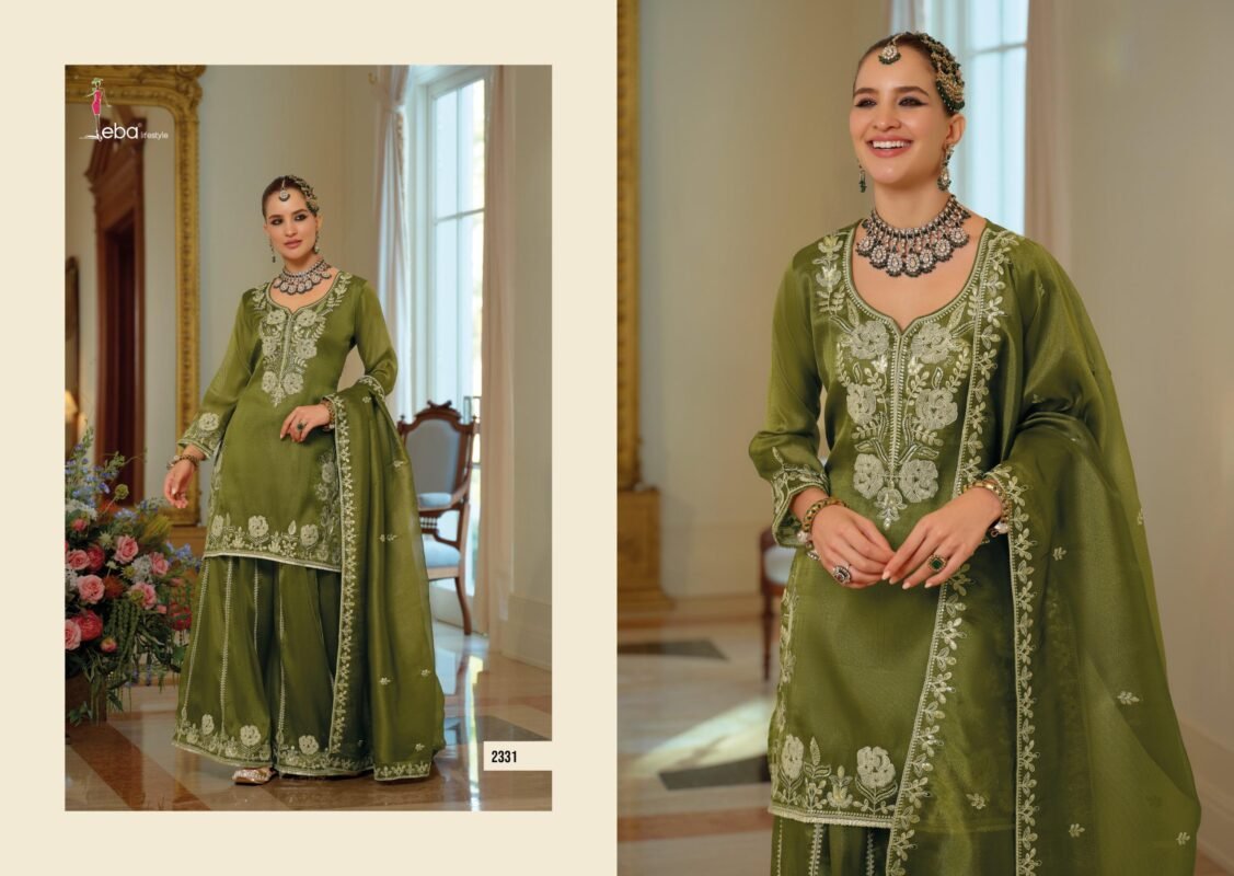 Beautiful Eba NoorJahan Chandniya With Embroidery Work Designer Wear Collection Wholesale 2026