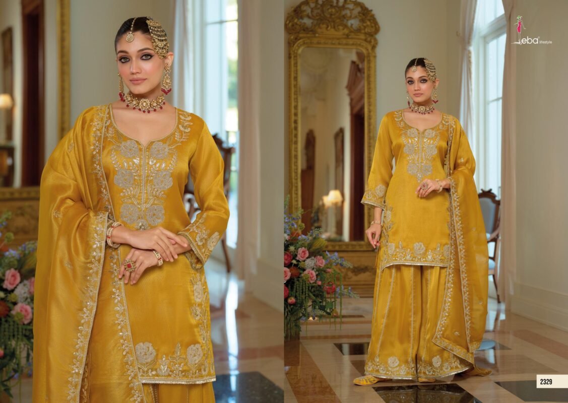 Beautiful Eba NoorJahan Chandniya With Embroidery Work Designer Wear Collection Wholesale 2026