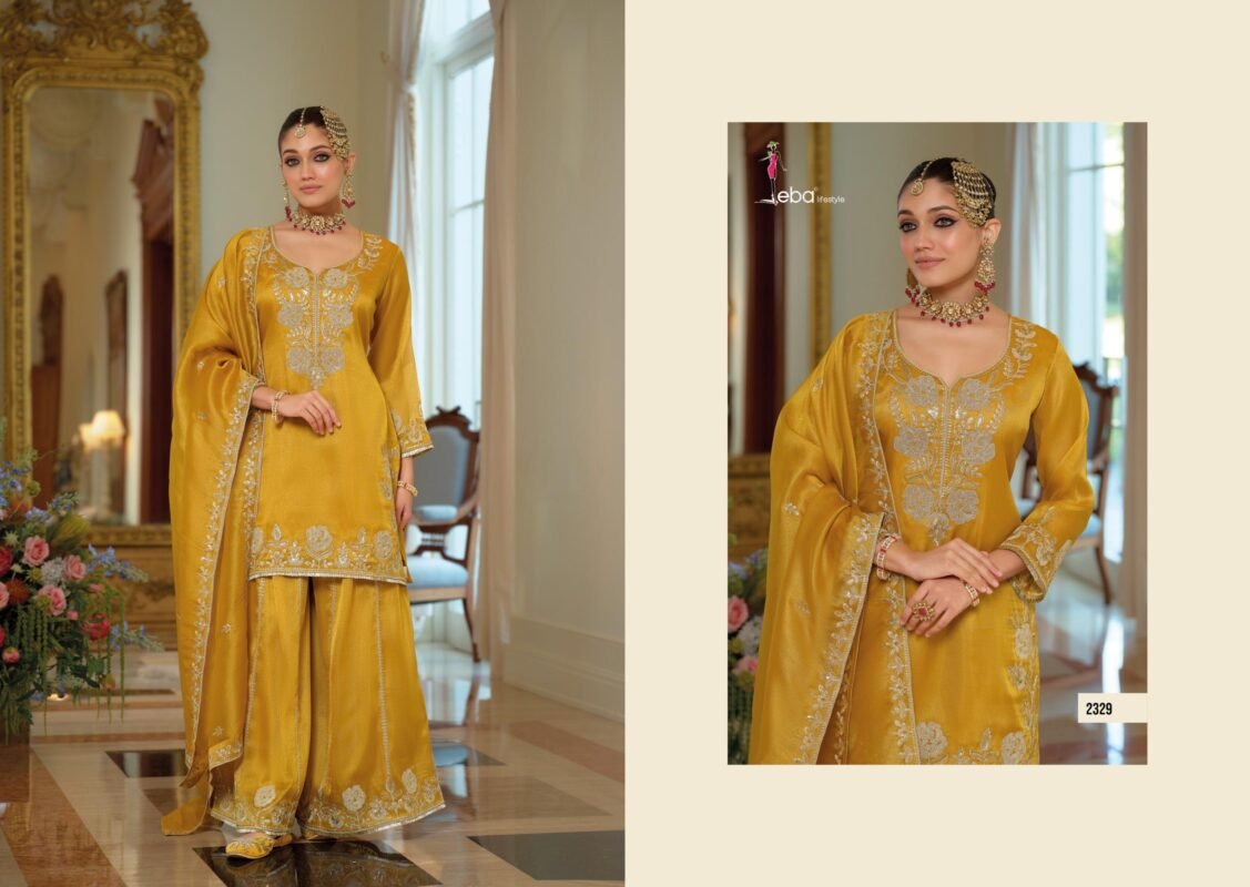 Beautiful Eba NoorJahan Chandniya With Embroidery Work Designer Wear Collection Wholesale 2026