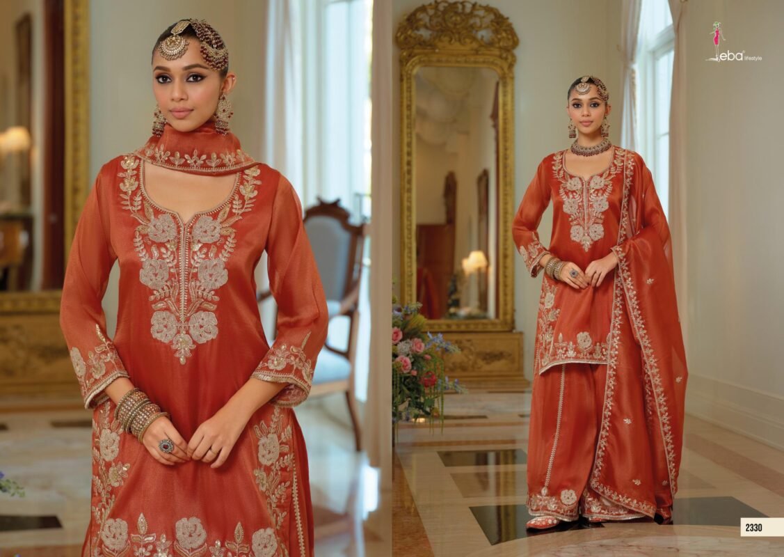 Beautiful Eba NoorJahan Chandniya With Embroidery Work Designer Wear Collection Wholesale 2026