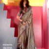 Stylish Kreshva Silkina Satin Kashmiri Prints Fancy Saree Collection Wholesale 2026