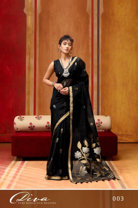 Launching Rajtex Diva Munga Silk Handloom Weaving Saree Wholesale 2026