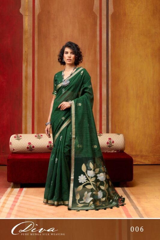 Launching Rajtex Diva Munga Silk Handloom Weaving Saree Wholesale 2026