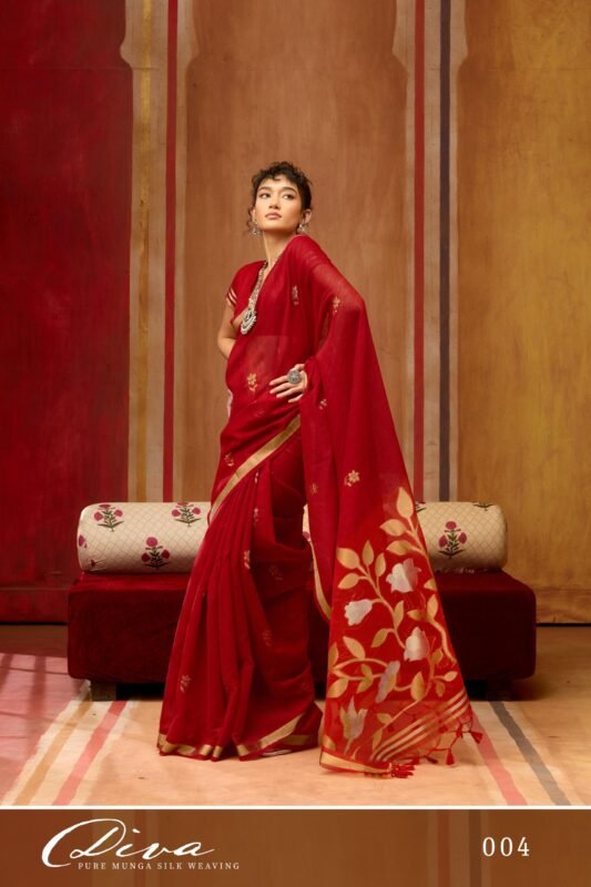 Launching Rajtex Diva Munga Silk Handloom Weaving Saree Wholesale 2026