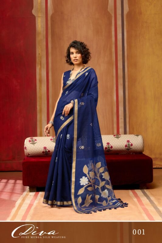 Launching Rajtex Diva Munga Silk Handloom Weaving Saree Wholesale 2026