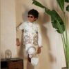 Clleora Little Viraasat Viscose Silk Threadwork Kurta Pant And Dupatta Wholesale