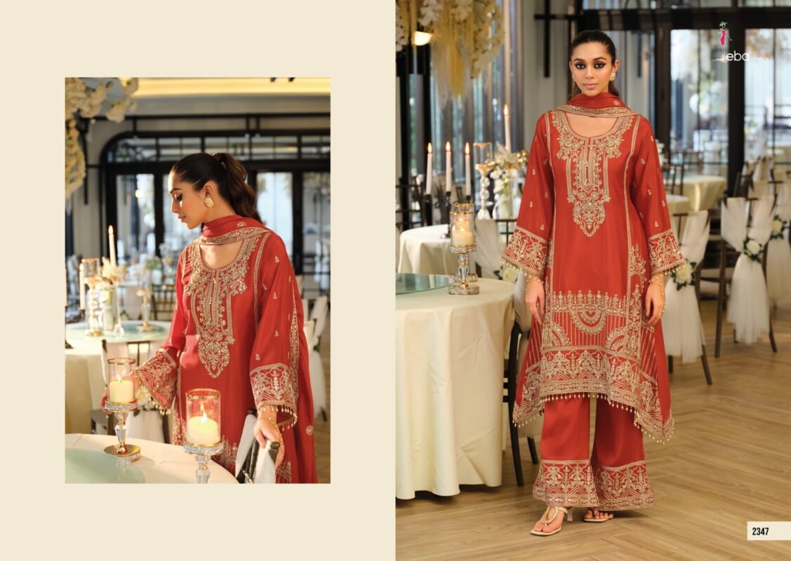 Latest Eba Manpreet Chinon With Embroidery Work Designer Salwar Kameez Wholesale 2026