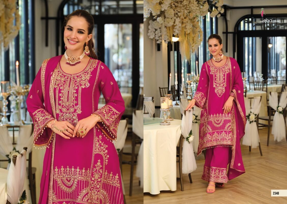 Latest Eba Manpreet Chinon With Embroidery Work Designer Salwar Kameez Wholesale 2026