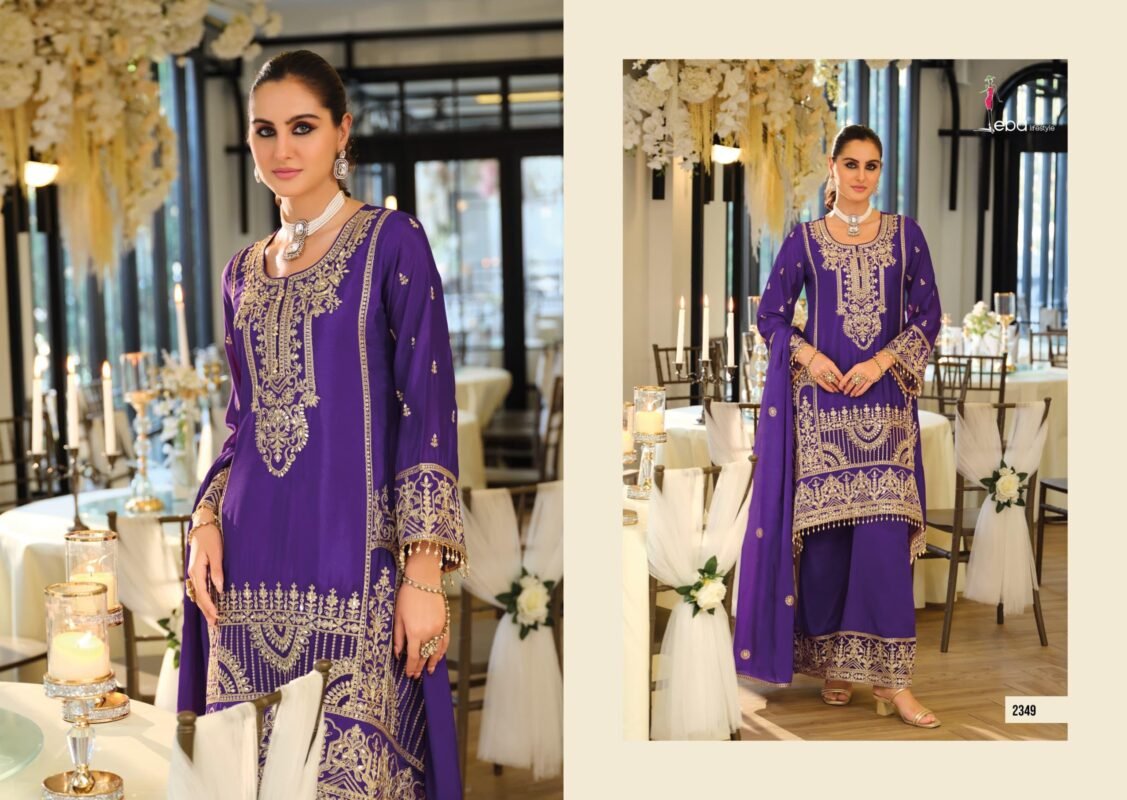 Latest Eba Manpreet Chinon With Embroidery Work Designer Salwar Kameez Wholesale 2026