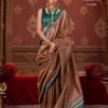 Kreshva Takshshila P C Silk With Ikkat Design Saree Wholesale