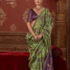 Buy Kreshva Takshshila P C Silk With Ikkat Design Saree Wholesale 2026