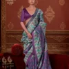 Buy Kreshva Takshshila P C Silk With Ikkat Design Saree Wholesale 2026