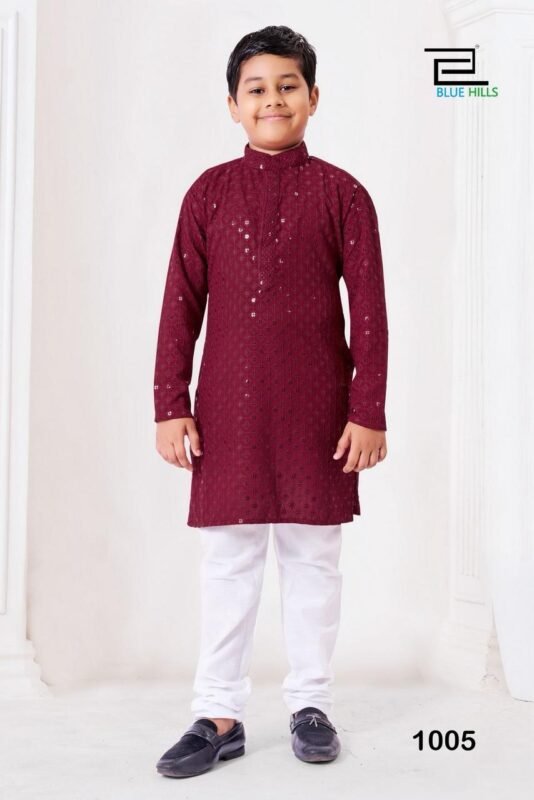 Launching Lekha LI Prince Heavy Rayon Chikankari Kids Kurta Pajama Wholesale 2026