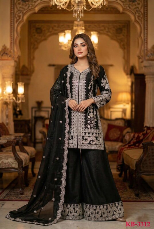 Launching Kb 3311 Series Heavy Chinon Designer Salwar Kameez Collection Wholesale 2026