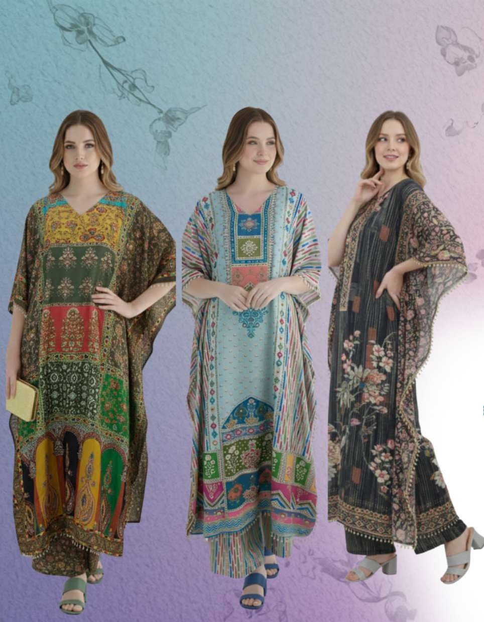 Jisha Kaftan Value Addition Vol 3 Silk Co Ord Set Collection Wholesale