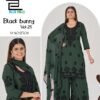 Beautiful Blue Hills Black Bunny Vol 25 Rayon With Thread Work Kurti Pant And Dupatta Wholesale 2026