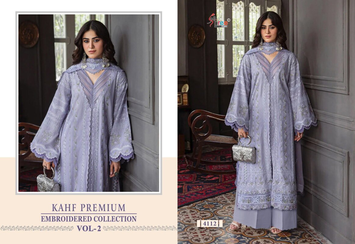 Buy Shree Kahf Premium Embroidered Colllection Vol 2 Kota Doriya Dupatta Pakistani Suits Wholesale 2026