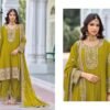 Launching Your Choice Afgani Silver Chinon With Work Designer Salwar Kameez Wholesale 2026