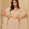Latest Sayuri Kanika Georgette With Embroidery Work Blouse Plazzo And Jacket Wholesale 2026
