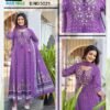 Launching Blue Hills Huma Rayon Chanderi Foil Print Embroidery Kurti Bottom With Dupatta Wholesale 2026