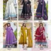 Launching Blue Hills Huma Rayon Chanderi Foil Print Embroidery Kurti Bottom With Dupatta Wholesale 2026