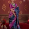 Kreshva Kalki K-4497 Silk With Ikkat Design Saree Collection Wholesale