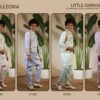 Launching Clleora Little Carnival Satin Silk Threadwork Kurta Pant And Koti Collection Wholesale 2026