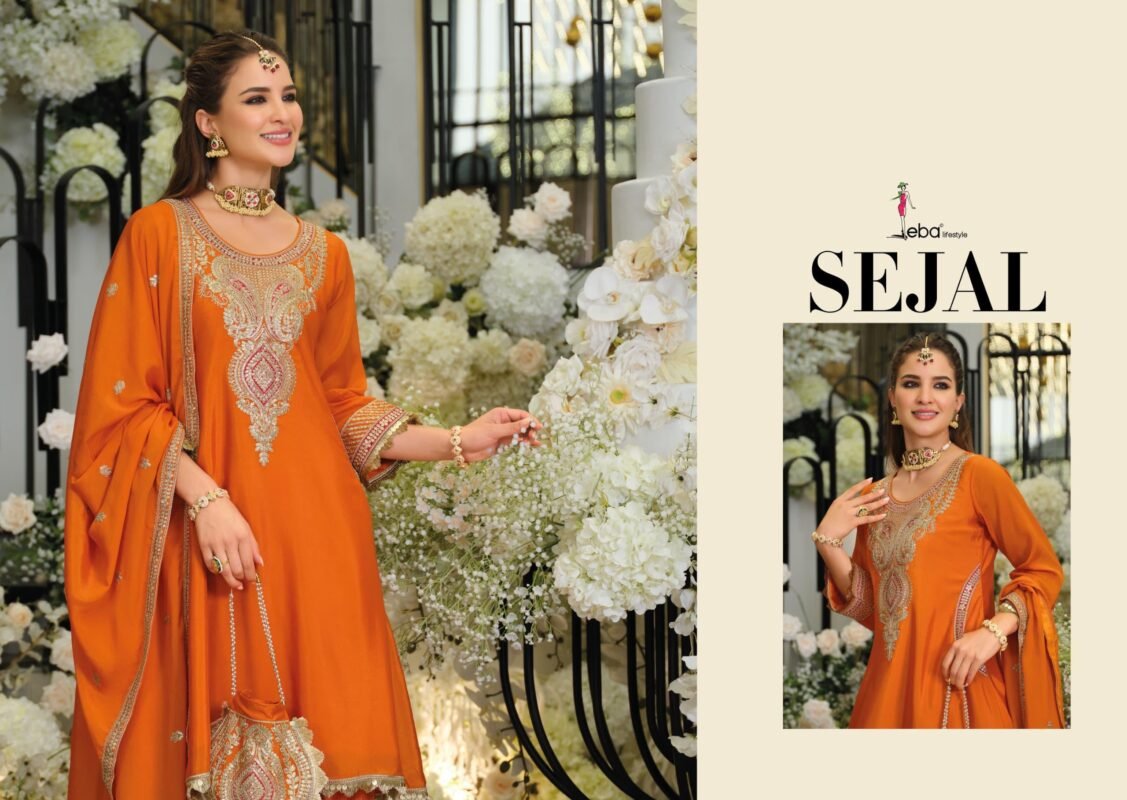 Buy Eba Sejal Chinon With Embroidery Work Top Plazzo And Dupatta Collection Wholesale 2026