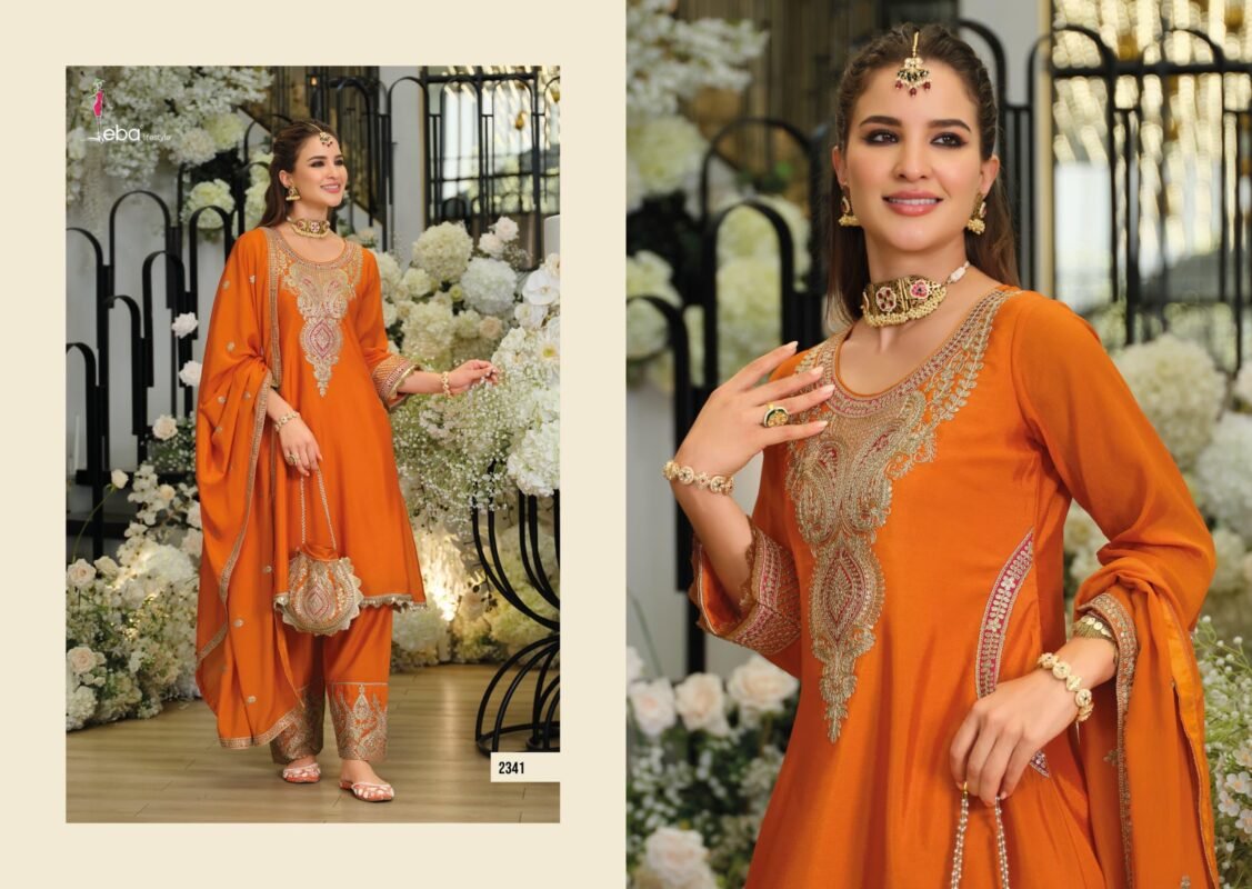 Buy Eba Sejal Chinon With Embroidery Work Top Plazzo And Dupatta Collection Wholesale 2026