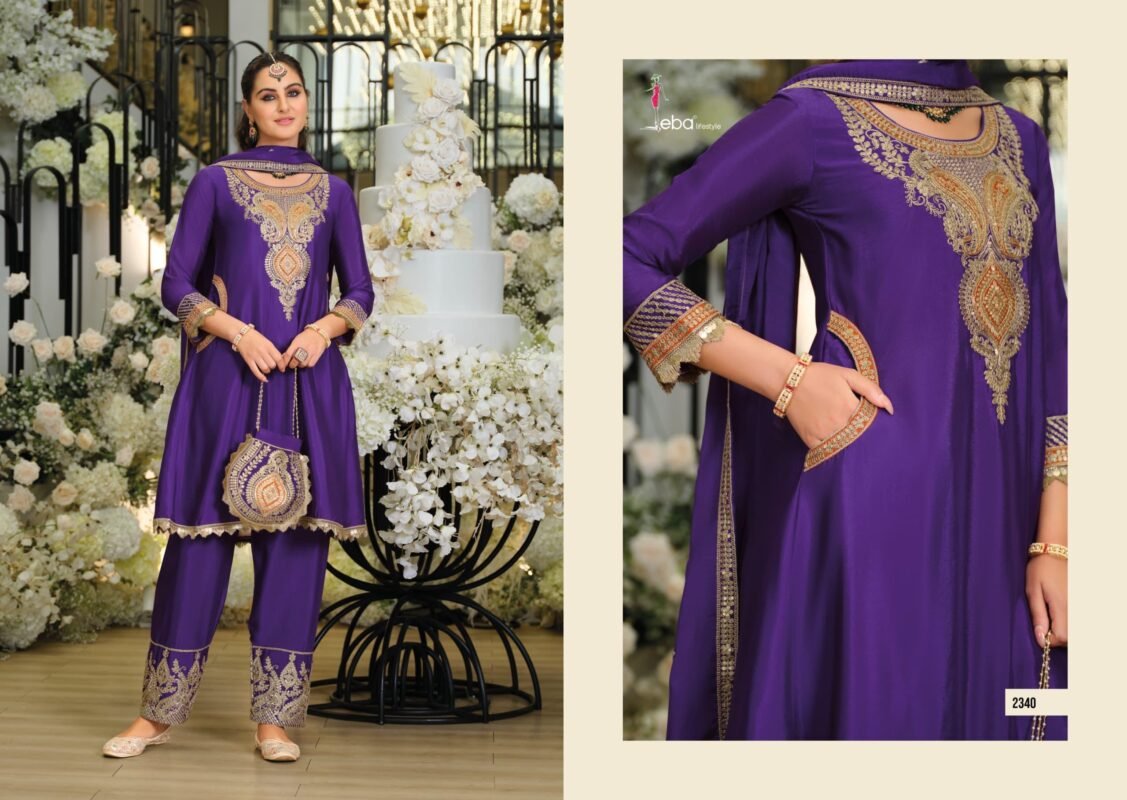 Buy Eba Sejal Chinon With Embroidery Work Top Plazzo And Dupatta Collection Wholesale 2026