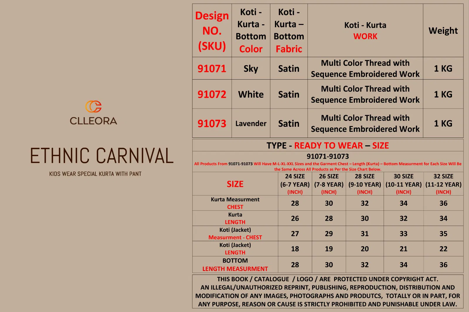 Beautiful Clleora Ethnic Carnival Satin Silk Thread Work Kurta Pant And Koti Wholesale 2026