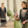Buy Eba Pallavi Black And White Chinon With Embroidery Top Bottom And Dupatta Collection Wholesale 2026