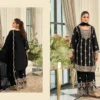 Buy Eba Pallavi Black And White Chinon With Embroidery Top Bottom And Dupatta Collection Wholesale 2026