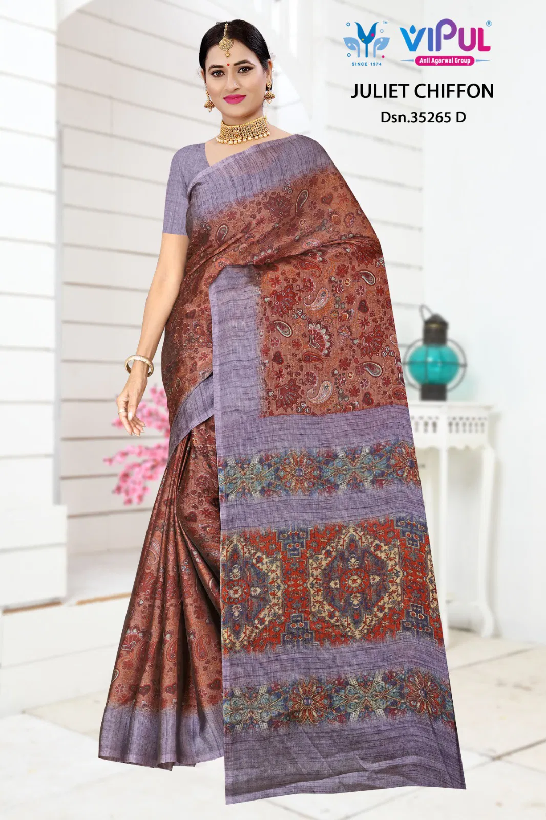 Buy Vipul Juliet Chiffon 35265 A To D Chiffon Printed Saree Collection Wholesale 2026