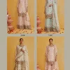 Beautiful Alizeh 7066 To 7069 Georgette With Embroidered Top Sharara And Dupatta Wholesale 2026