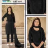 Latest Blue Hills Black Cloud Rayon With Embroidery Work Top Bottom And Dupatta Wholesale 2026