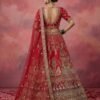 Latest Anjani 2956 Double Dupatta Combine Flair Bridal lehenga in Barrat style work Lehenag Choli Collection Wholesale 2026