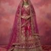 Latest Anjani 2956 Double Dupatta Combine Flair Bridal lehenga in Barrat style work Lehenag Choli Collection Wholesale 2026