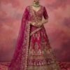 Latest Anjani 2956 Double Dupatta Combine Flair Bridal lehenga in Barrat style work Lehenag Choli Collection Wholesale 2026