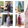 Stylish Shree Ombre Starlet Lawn Collection Vol 26 Chiffon Dupatta Pakistani Suits Wholesale 2026
