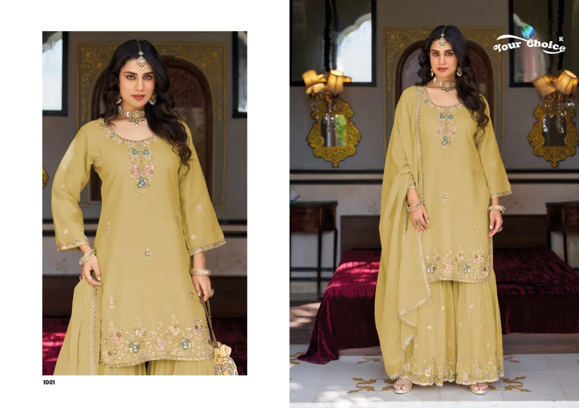 Stylish Your Choice Cllassic Rose Gold With Work Designer Salwar Kameez Wholesale 2026