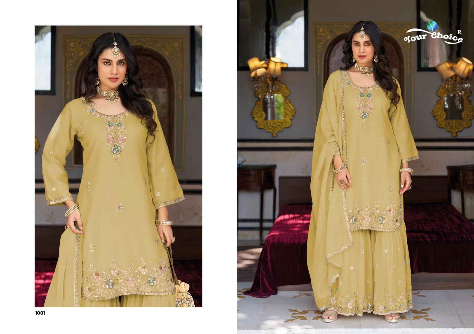 Stylish Your Choice Cllassic Rose Gold With Work Designer Salwar Kameez Wholesale 2026