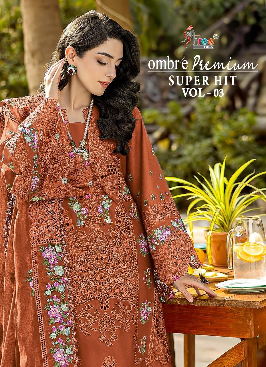Shree Ombre Premium Super Hit Vol 3 Kotachecks Dupatta Pakistani Suits Collection Wholesale